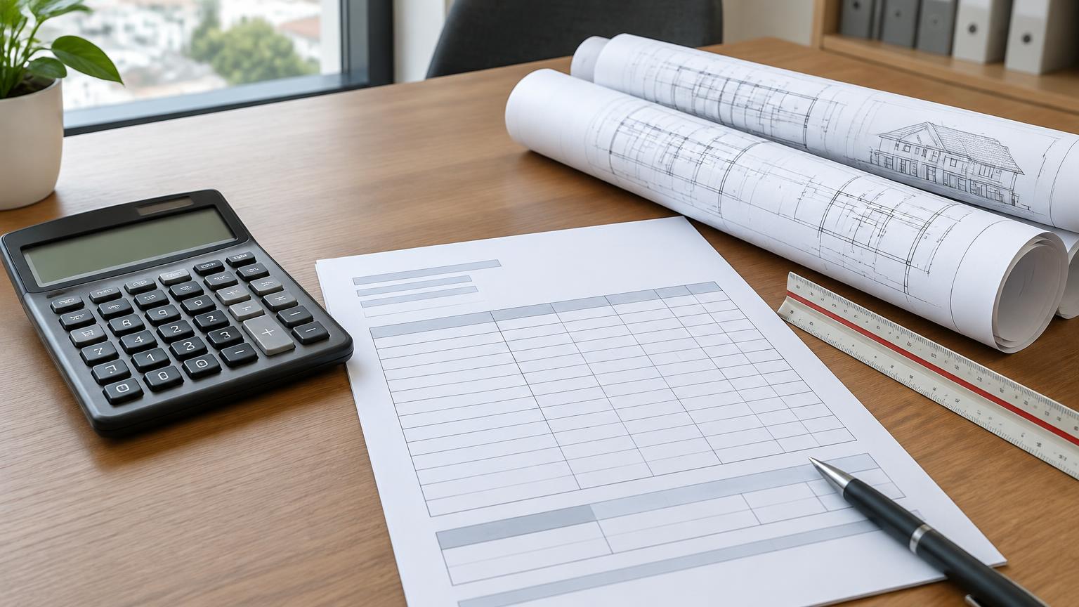 Calcul du prix d'un permis de construire