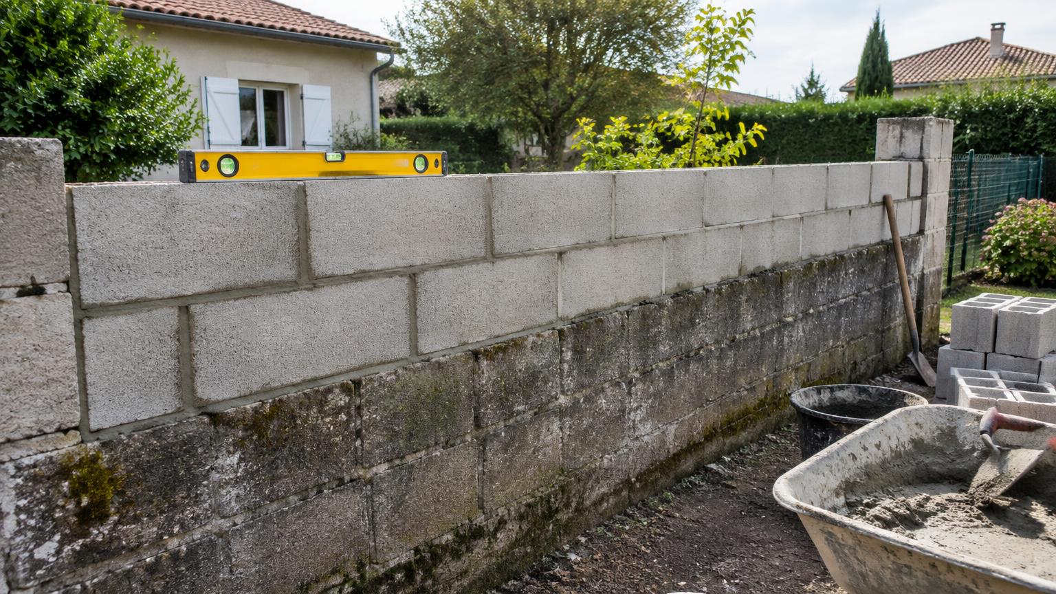 Rehausser un mur ou une clôture : hauteur et autorisation