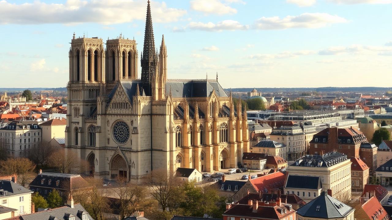 Vue de Reims